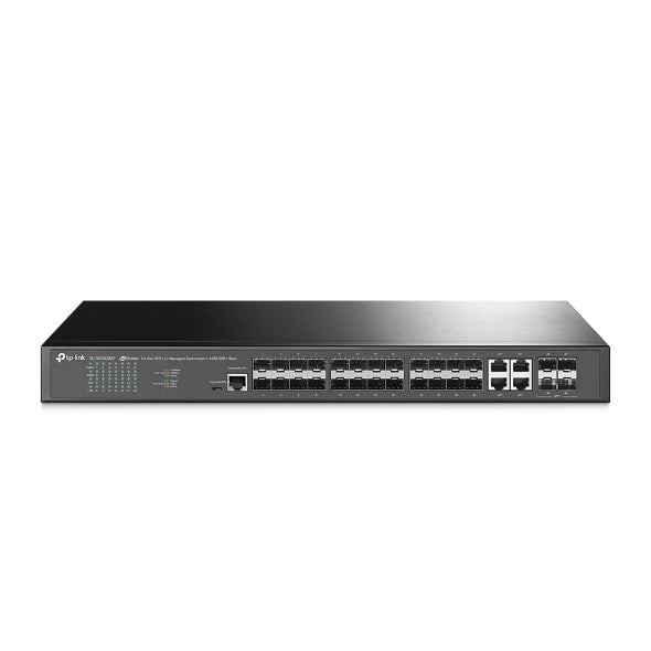 TP-Link SG3428XF Omada 24-Port SFP L2+ Managed Switch with 4 10GE SFP+ Slots, Integration with Omada SDN Controller