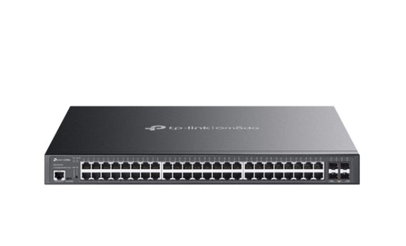 TP-Link SG3452XMPP Omada 48-Port Gigabit and 4-Port 10GE SFP+ L2+ Managed Switch with 40-Port PoE+ & 8-Port PoE++