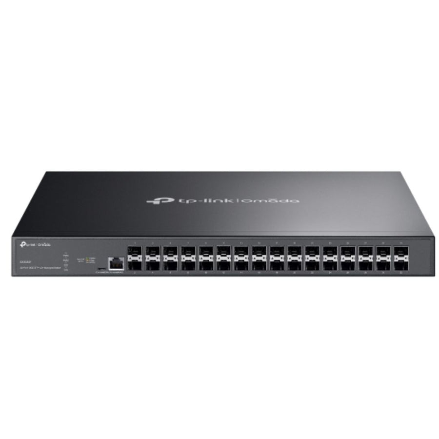 TP-Link SX3032F Omada 32-Port 10GE SFP+ L2+ Managed Switch, 32× 10G SFP+ Slots, RJ45/Micro-USB Console Port