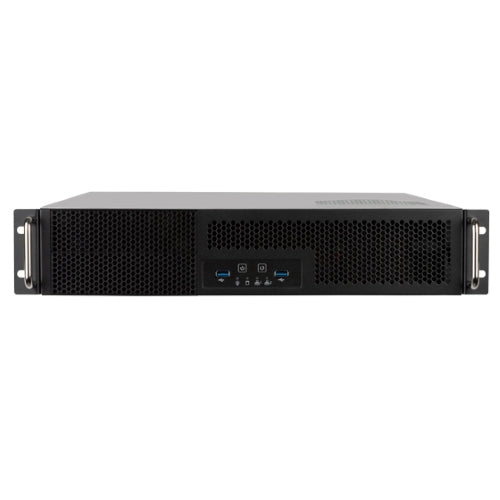 SilverStone RM23-502 2U dual 5.25' drive bay ATX rackmount industrial storage server chassis with USB 3.1 Gen1 interface