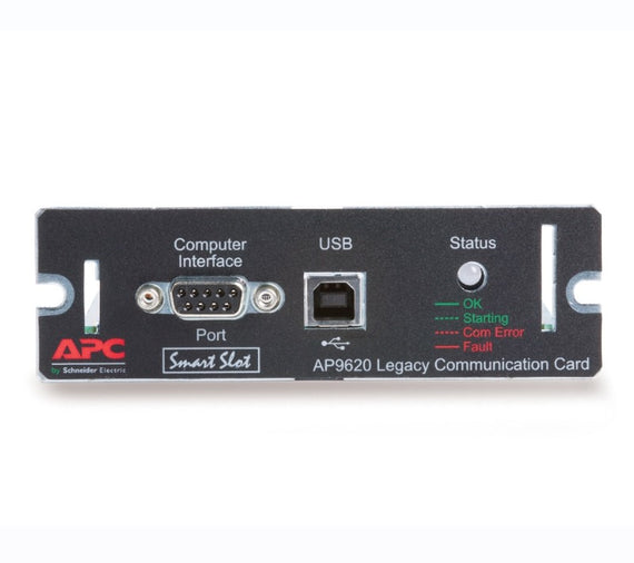 APC Protocol translation to UPS-Link, Management Options, Legacy Communications SmartSlot Card, UPS support for UPSLink protocol serial communications