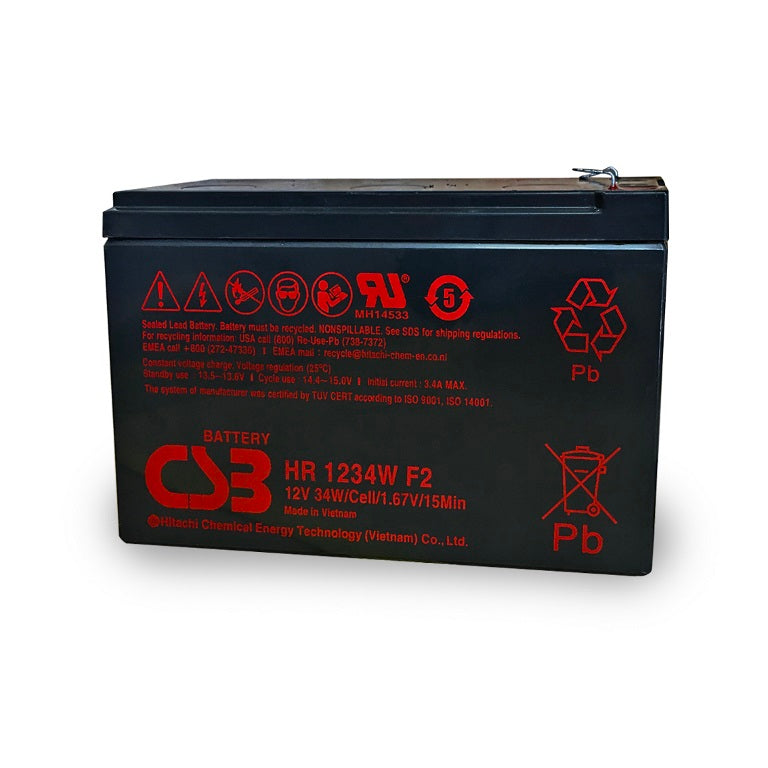 PowerShield 12V 9AH Battery, 2 Year Design Life, compatible with all PowerShield UPS models, reliable power source