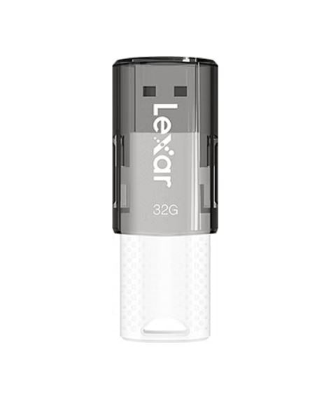 Lexar S60 32GB JumpDrive® USB 2.0 Flash Driveprovides stylish, high-capacity portable storage, allowing you to easily transfer, store, and share files