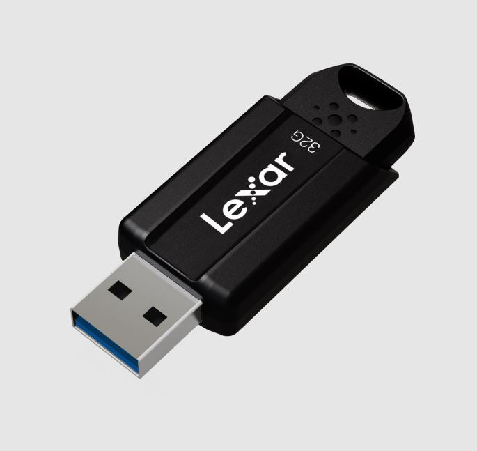 Lexar S80 32GB JumpDrive® USB 3.1 Flash Drive, up to 130MB/s read  quickly transfer a 3GB 4K movie clip in less than 1 minute, compared to the 4 minut