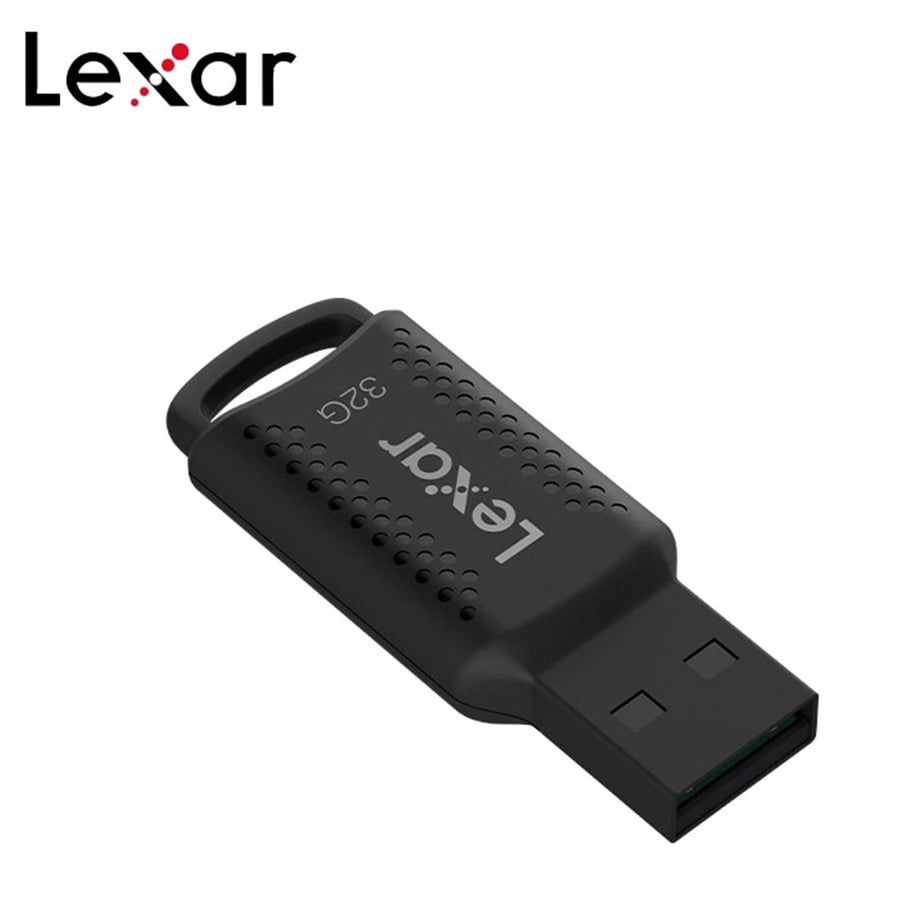 Lexar V400 32GB JumpDrive® USB3.0 Flash Drive, up to 100MB/s read Securely protect files with Lexar DataShield. 256-bit AES encryption for added prote