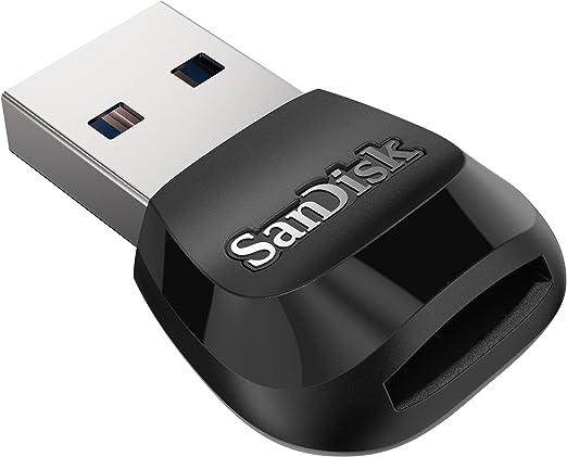 Sandisk MobileMate USB 3.0 Reader  microSD™ card reader   speeds up to 170 MB/s  USB-A 2-year limited warranty