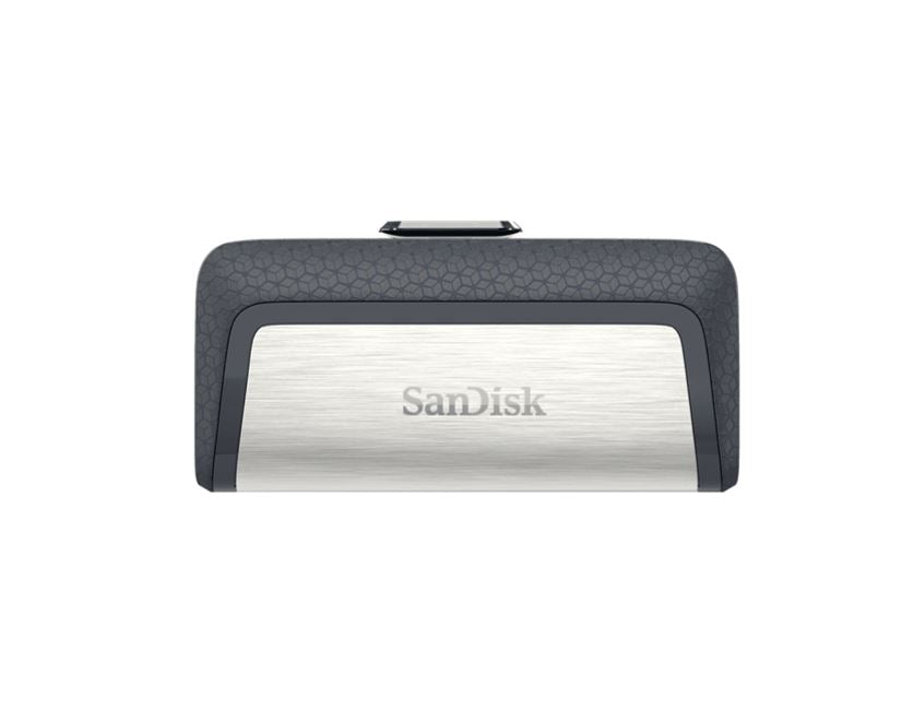 SanDisk 32GB Ultra Dual Drive Go 2-in-1 USB-C & USB-A Flash Drive Memory Stick 150MB/s USB3.1 Type-C Swivel for Android Smartphones Tablets Macs