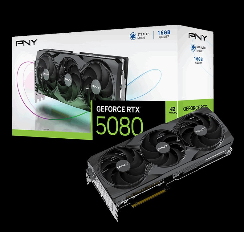 PNY GeForce RTX™ RTX5080,16GB,TRPLFAN,PB,PNY GPU