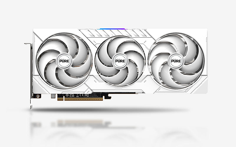 SAPPHIRE PURE AMD RADEON™ RX 9070 XT GAMING OC 16GB DUAL HDMI / DUAL DP (11348-02-20G) (WHITE)