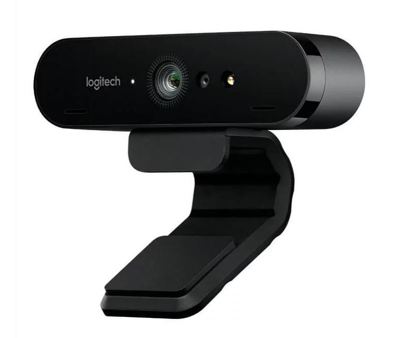 Logitech BRIO 4K Ultra HD Webcam HDR RightLight3 5xHD Zoom Auto Focus Infrared Sensor Video Conferencing Streaming Recording Windows