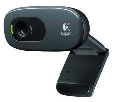 Logitech C270 3MP HD Webcam 720p/30fps, Widescreen Video Calling, Light Correc, Noise-Reduced Mic for Skype, Teams, Hangouts, PC/Laptop/Macbook/Tablet